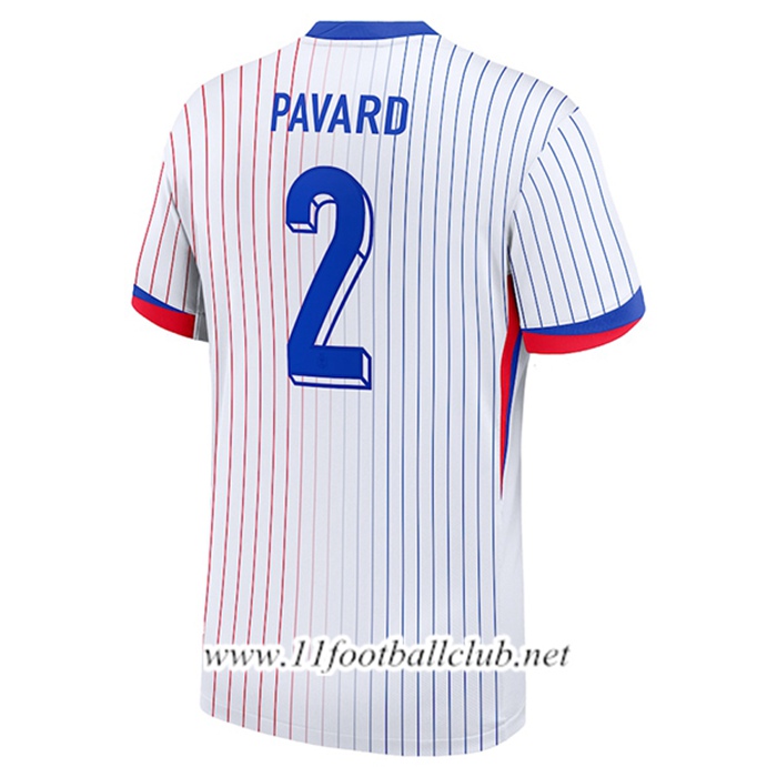 Maillot Equipe Foot france (PAVARD #2) 2024/2025 Exterieur