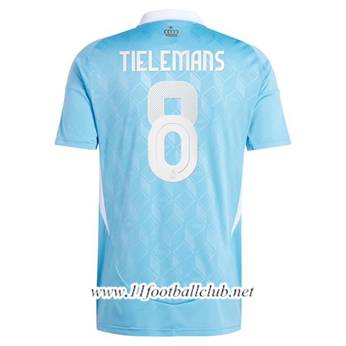 Maillot Equipe Foot Belgique (TIELEMANS #8) 2024/2025 Exterieur