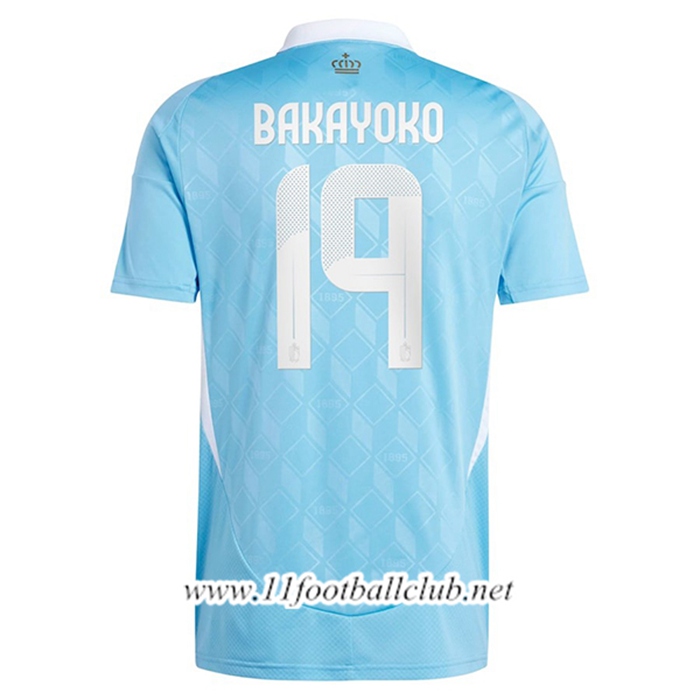 Maillot Equipe Foot Belgique (BAKAYOKO #19) 2024/2025 Exterieur