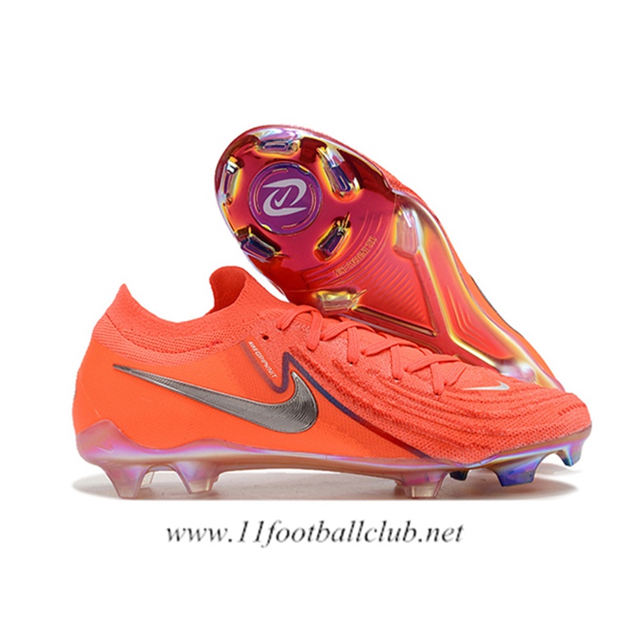 Nike Chaussures de Foot Phantom Luna Elite NU FG Orange -02