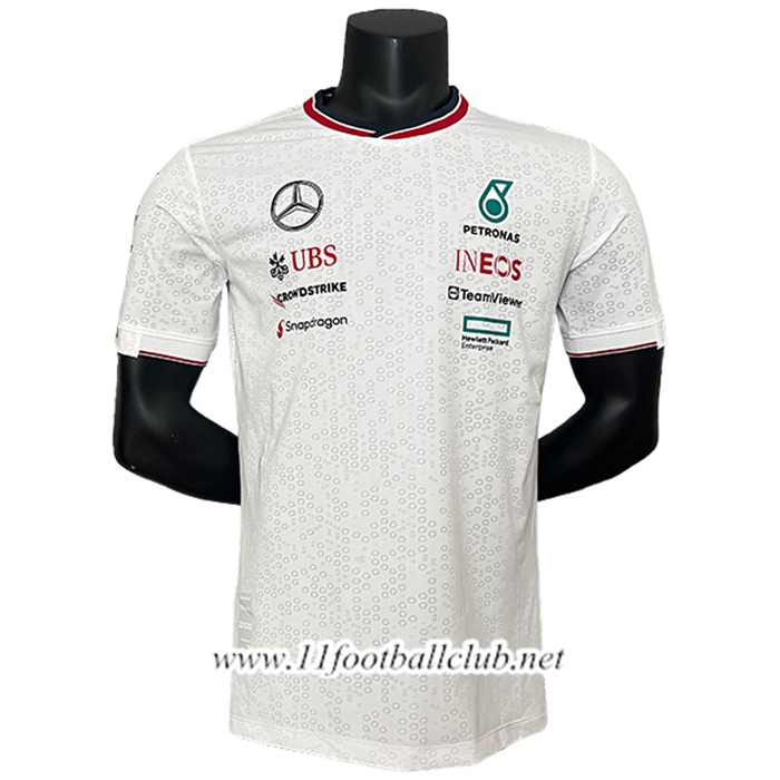T-Shirt F1 Mercedes Benz Team Blanc/Gris 2024