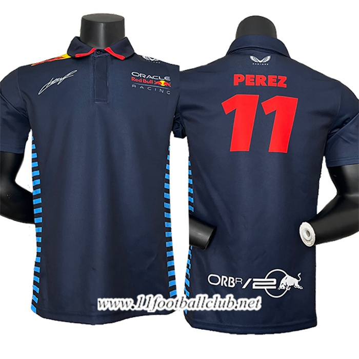 Polo F1 RedBull Racing Team (PEREZ #11) Bleu Foncé 2024