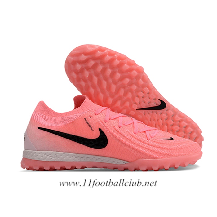 Nike Chaussures de Foot Phantom GX II Elite TF Rose/Noir