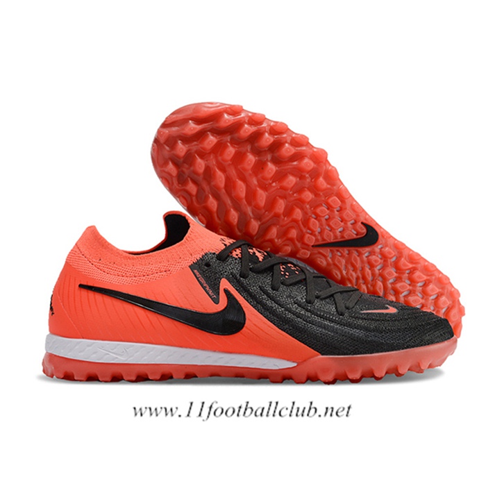Nike Chaussures de Foot Phantom GX II Elite TF Orange/Noir