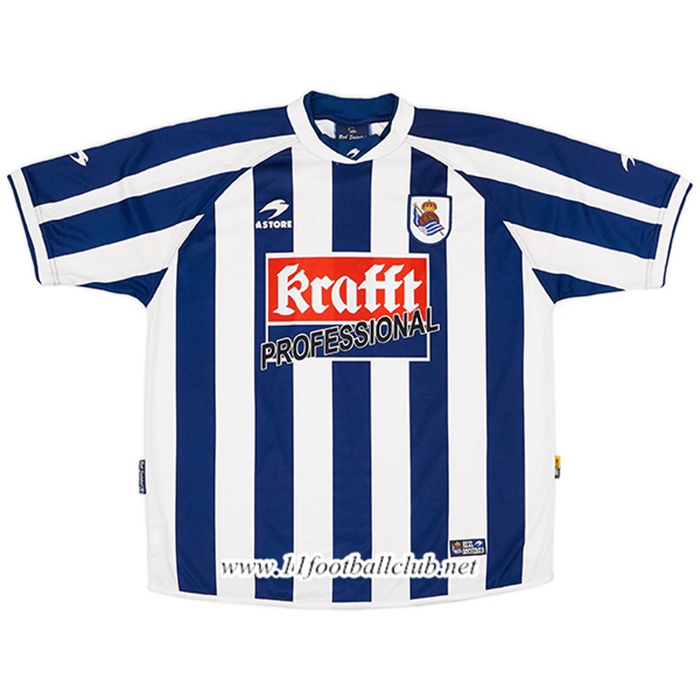 Maillot de Foot Real Sociedad Retro Domicile 2004/2005