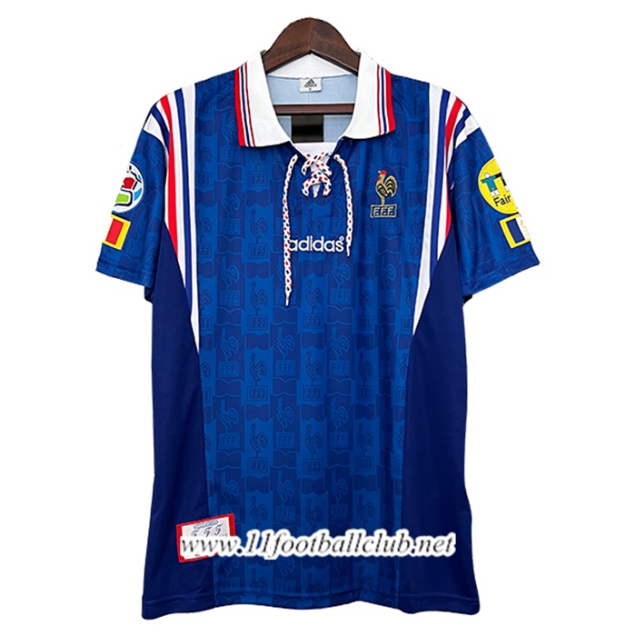 Maillot de Foot France Retro Domicile 1996