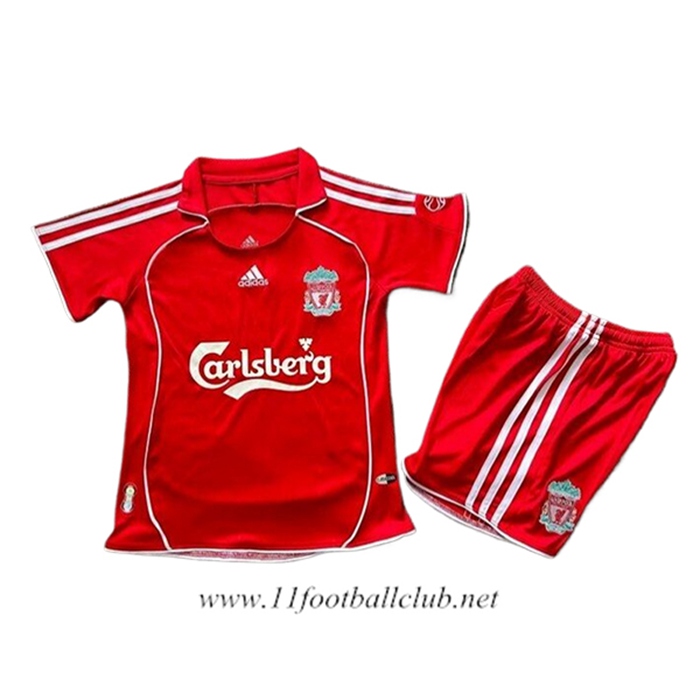 Maillot de Foot FC Liverpool Retro Enfant Domicile 2006/2008