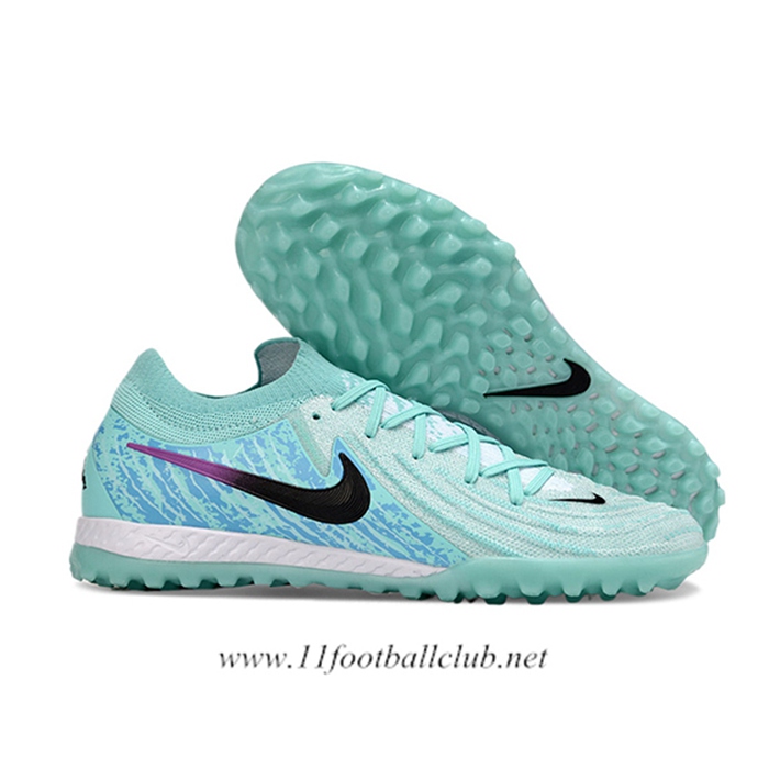 Nike Chaussures de Foot Phantom GX II EliteTF Vert/Bleu