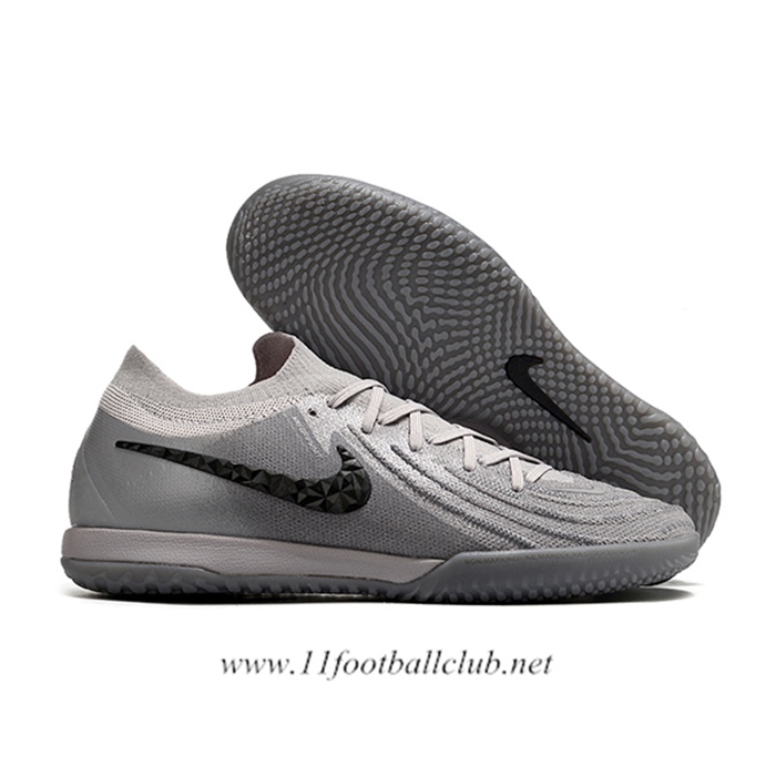 Nike Chaussures de Foot Phantom GX II Elite IC Gris/Noir