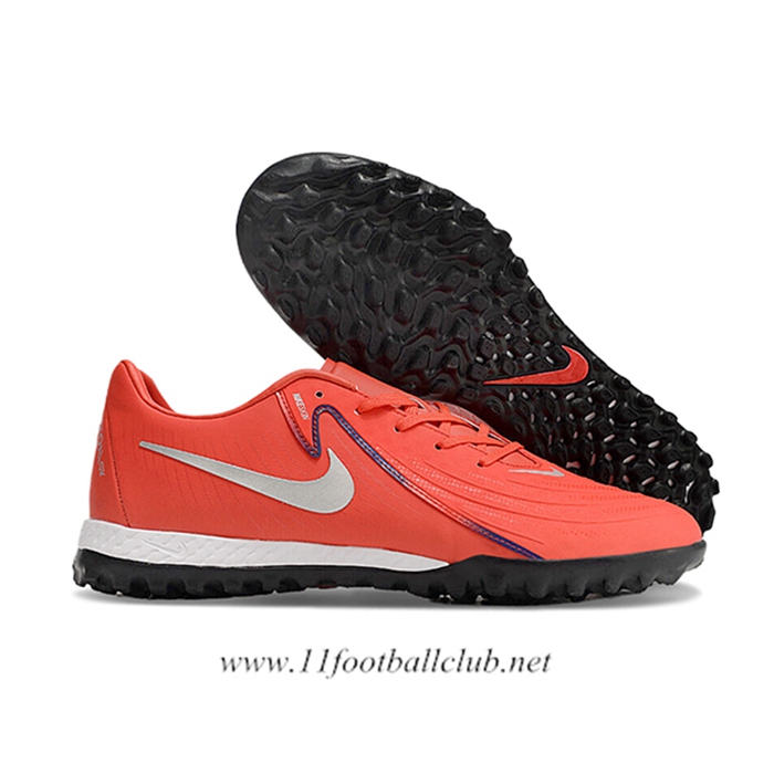 Nike Chaussures de Foot Phantom GX II ACAD LV8 TF Rose/Blanc