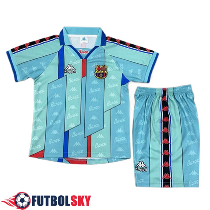 Maillot de Foot FC Barcelone Retro Enfant Domicile 1996/1997
