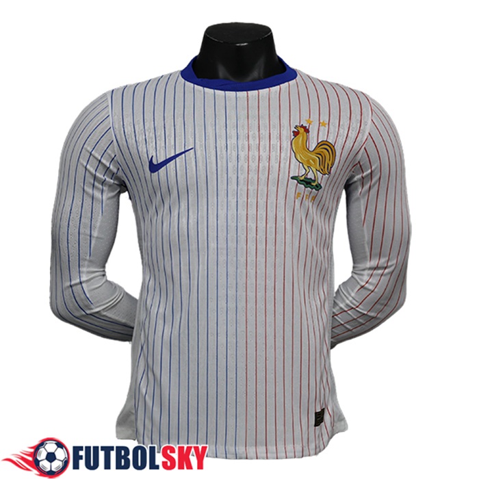 Maillot Equipe Foot France Exterieur Manches Longues 2024/2025