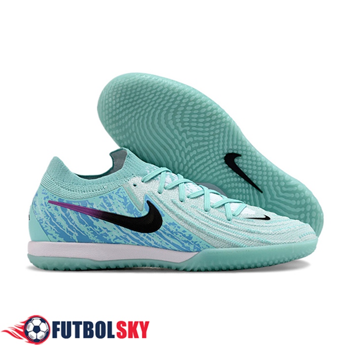 Nike Chaussures de Foot Phantom GX II Elite IC Vert/Noir