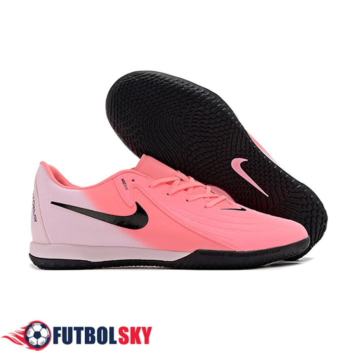 Nike Chaussures de Foot Phantom GX II ACAD LV8 IC Rose/Noir