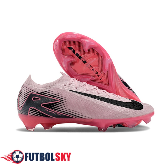 Nike Chaussures de Foot AIR Zoom Mercurial Vapor 16 Elite XXV FG Rose/Noir