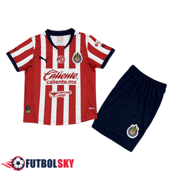 Maillot de Foot Chivas Enfant Domicile 2024/2025