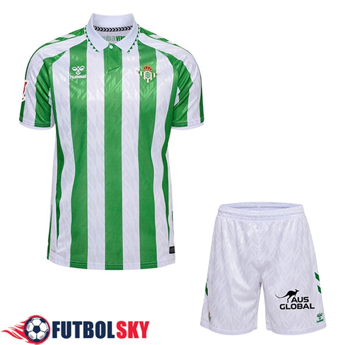 Nouveau Maillot de Foot Real Betis Enfant Domicile 2024/2025