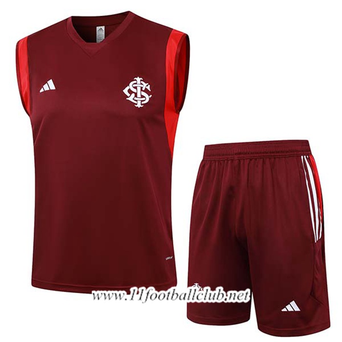 Ensemble Training Debardeur Brésil Rouge 2024/2025