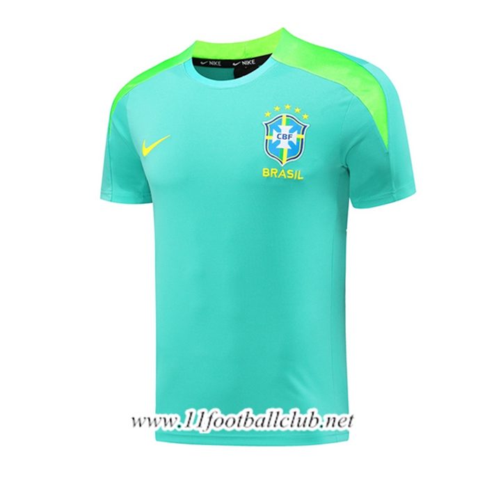 Training T-Shirts Brésil Vert 2024/2025 -02