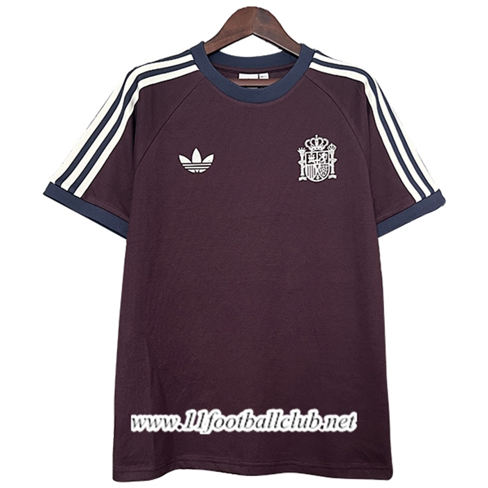 Maillot de Foot Espagne Retro Special Edition Brune