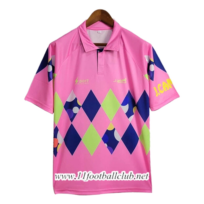 Maillot de Foot Mexique Retro Gardien De But Rose/Bleu