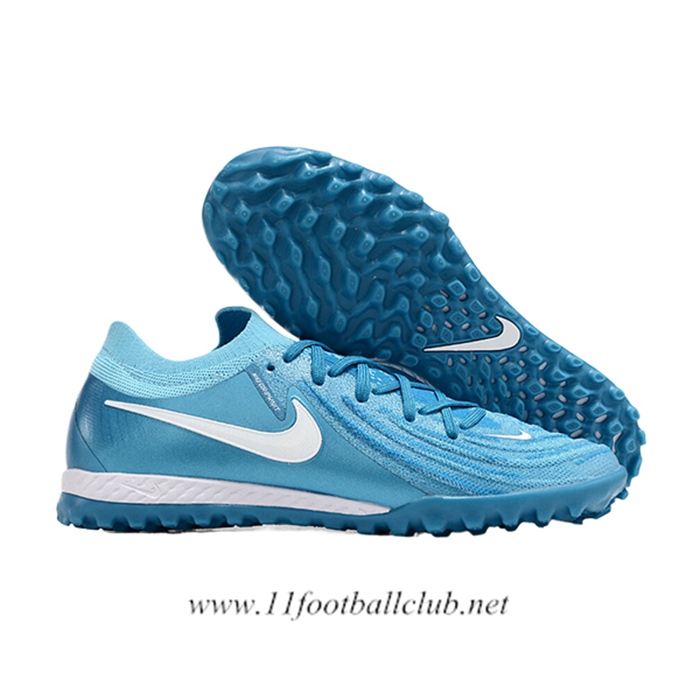 Nike Chaussures de Foot Phantom GX II EliteTF Bleu/Blanc