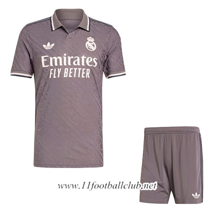 Nouveau Maillot de Foot Real Madrid Enfant Third 2024/2025