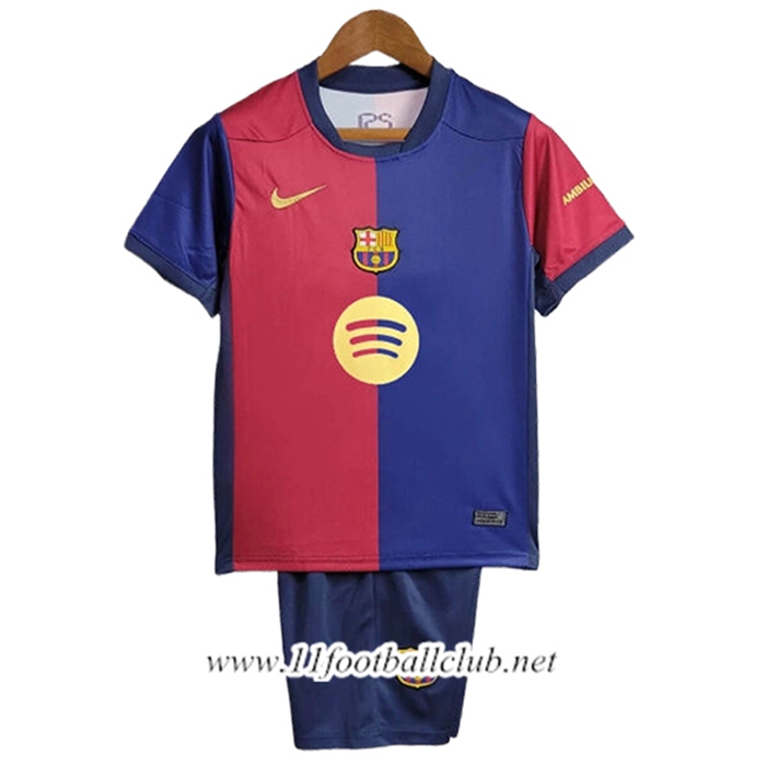 Maillot de Foot Barcelone Enfant Domicile 2024/2025 -02