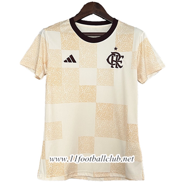 Maillot de Foot Flamengo Femme Special Edition Beige 2024/2025