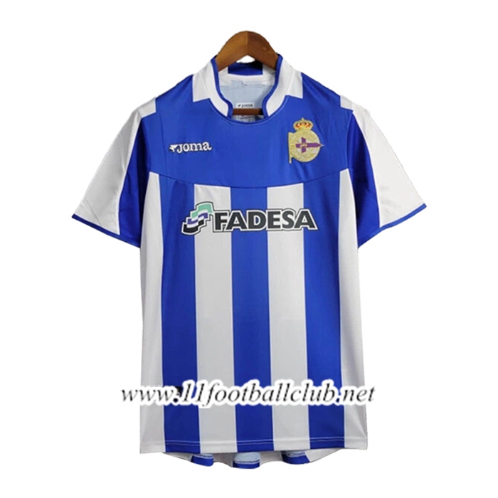 Maillot de Foot Deportivo La Coruna Retro Domicile 2003/2004