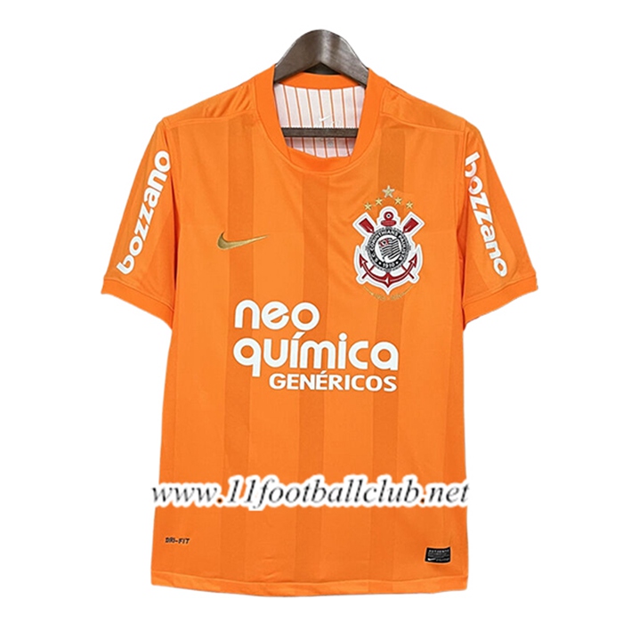 Maillot de Foot Corinthians Retro Gardien De But Orange 2010