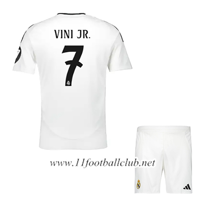 Maillot de Foot Real Madrid (VINI JR. #7) Enfant Domicile 2024/2025