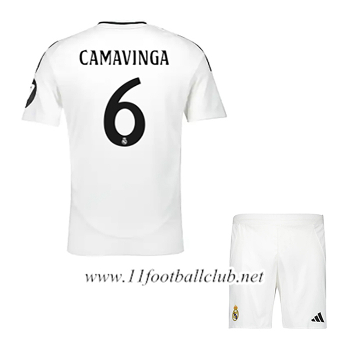 Maillot de Foot Real Madrid (CAMAVINGA #6) Enfant Domicile 2024/2025