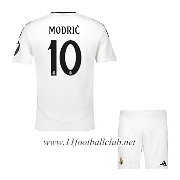 Maillot de Foot Real Madrid (MODRIC #10) Enfant Domicile 2024/2025