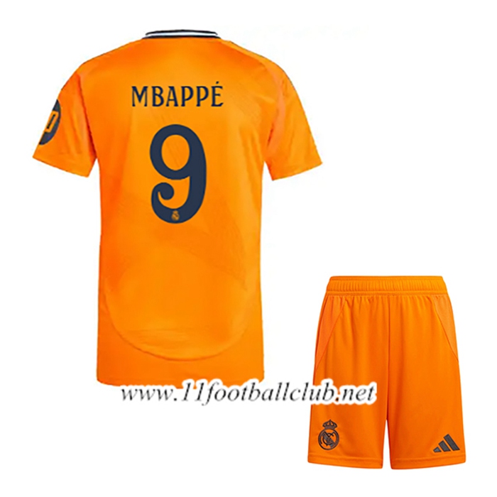 Maillot de Foot Real Madrid (Mbappé #9) Enfant Exterieur 2024/2025