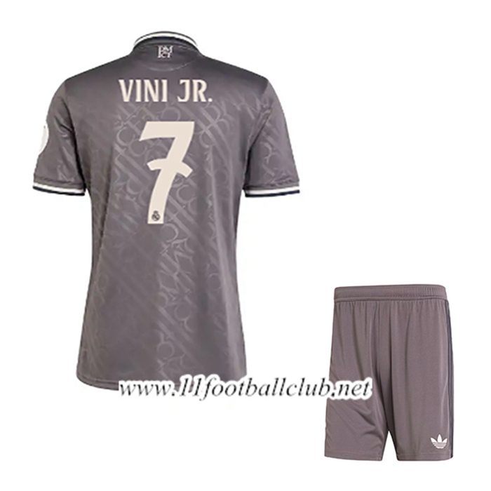 Maillot de Foot Real Madrid (VINI JR. #7) Enfant Third 2024/2025