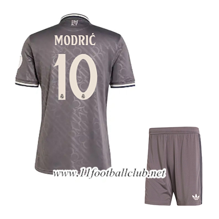 Maillot de Foot Real Madrid (MODRIC #10) Enfant Third 2024/2025