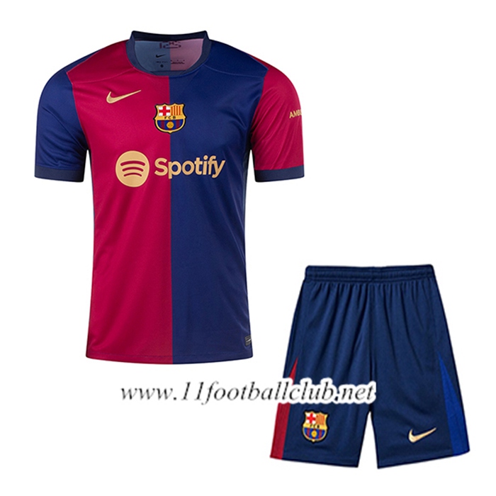 Nouveau Maillot de Foot Barcelone Enfant Exterieur 2024/2025