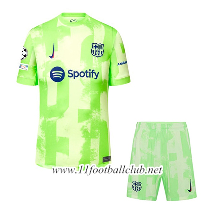 Nouveau Maillot de Foot Barcelone Enfant Third 2024/2025