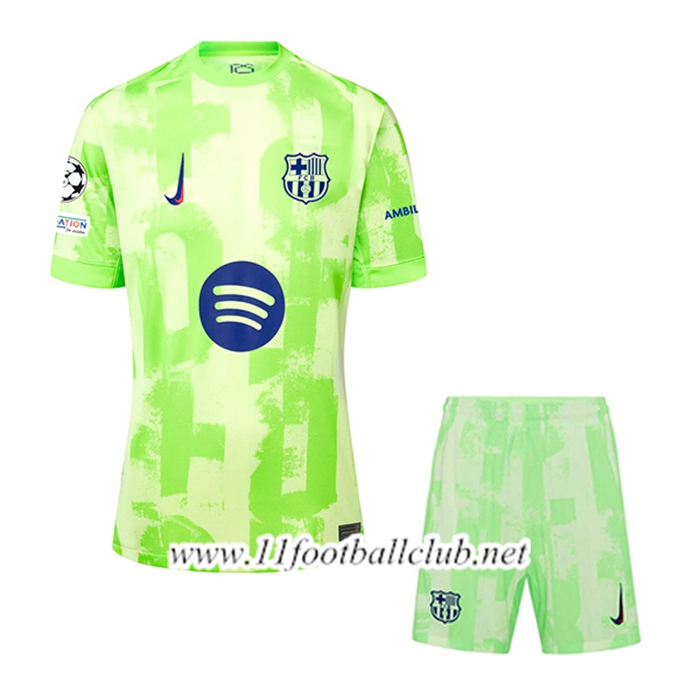 Nouveau Maillot de Foot Barcelone Enfant Third 2024/2025 -02