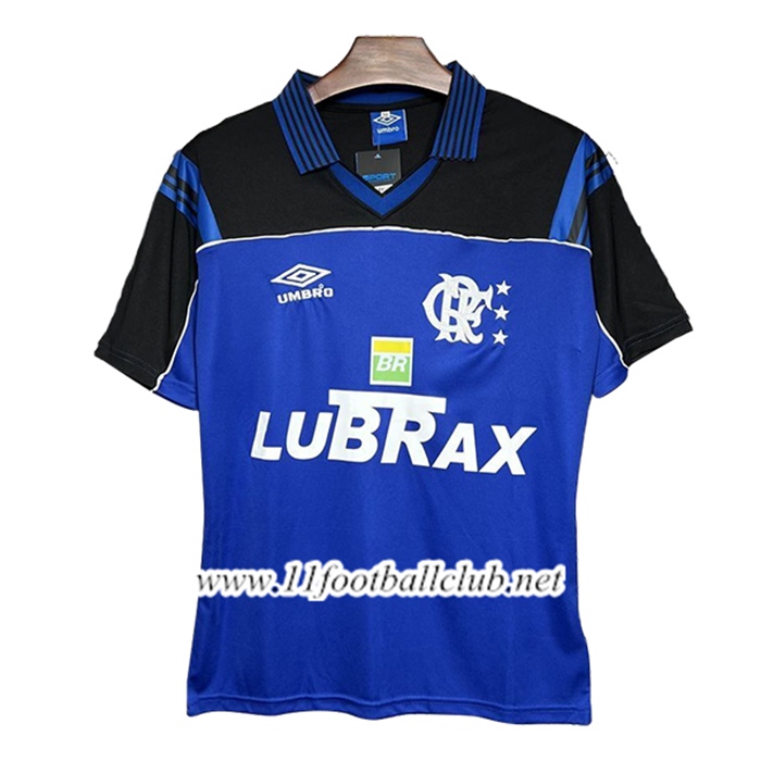 Maillot de Foot Flamengo Retro Gardien De But Bleu 1999