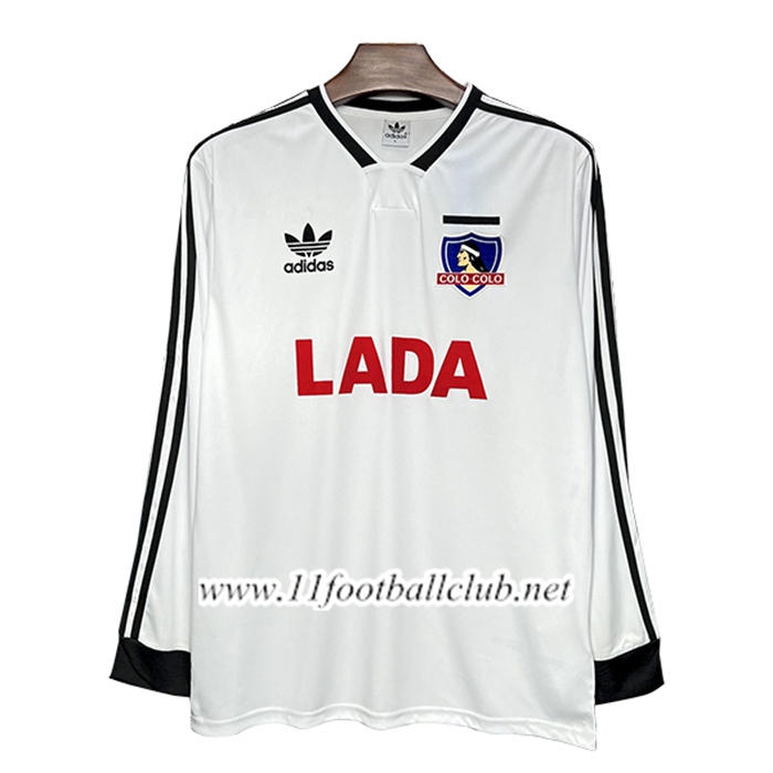 Maillot de Foot Colo Colo Retro Domicile Manches Longues 1996