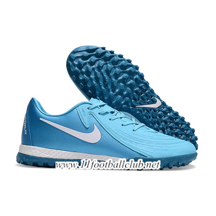 Nike Chaussures de Foot Phantom GX II ACAD LV8 TF Bleu/Blanc