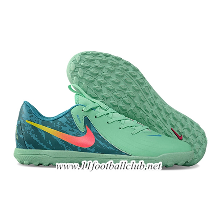 Nike Chaussures de Foot PHANTOM GX II CLUB TF Vert/Rose