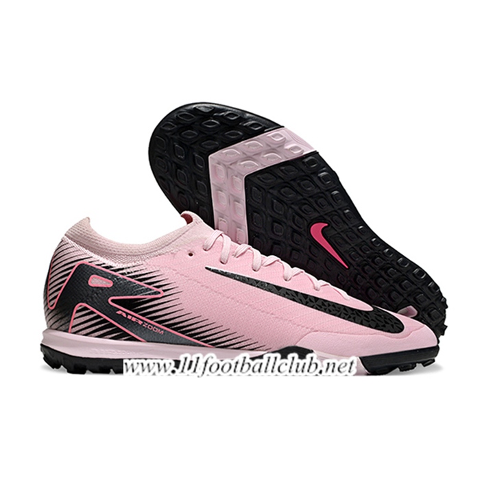 Nike Chaussures de Foot Air Zoom Mercurial Vapor XVI Elite TF Rose/Noir