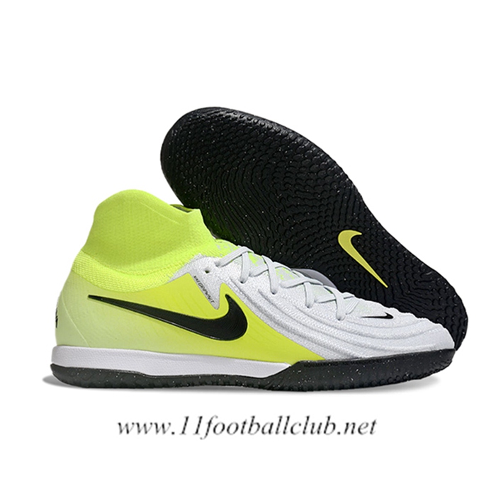 Nike Chaussures de Foot Phantom Luna Elite NU IC Jaune/Blanc/Noir