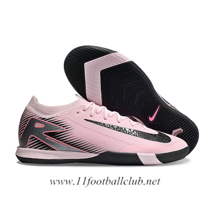 Nike Chaussures de Foot Air Zoom Mercurial Vapor XVI Elite IC Rose/Noir