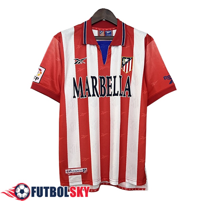 Maillot de Foot Atletico Madrid Retro Domicile 1998/1999