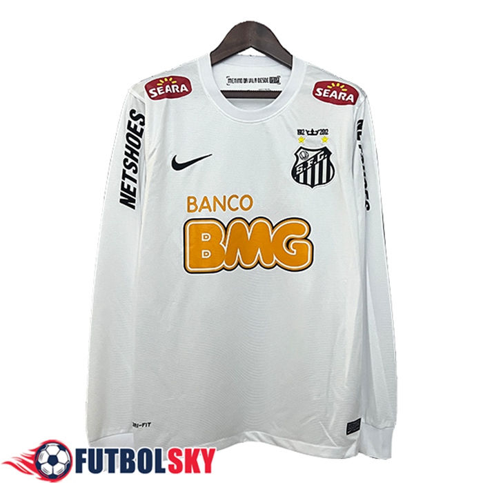 Maillot de Foot Santos Retro Domicile Manches Longues 2011/2012