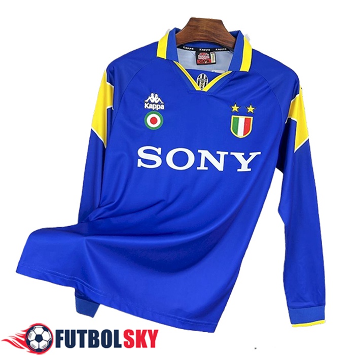 Maillot de Foot Juventus Retro Exterieur Manches Longues 1995/1996